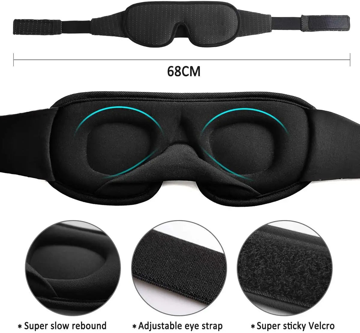 3D sleeping mask