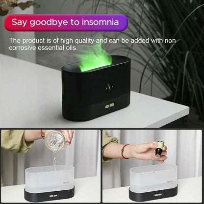 flame throwing humidifier