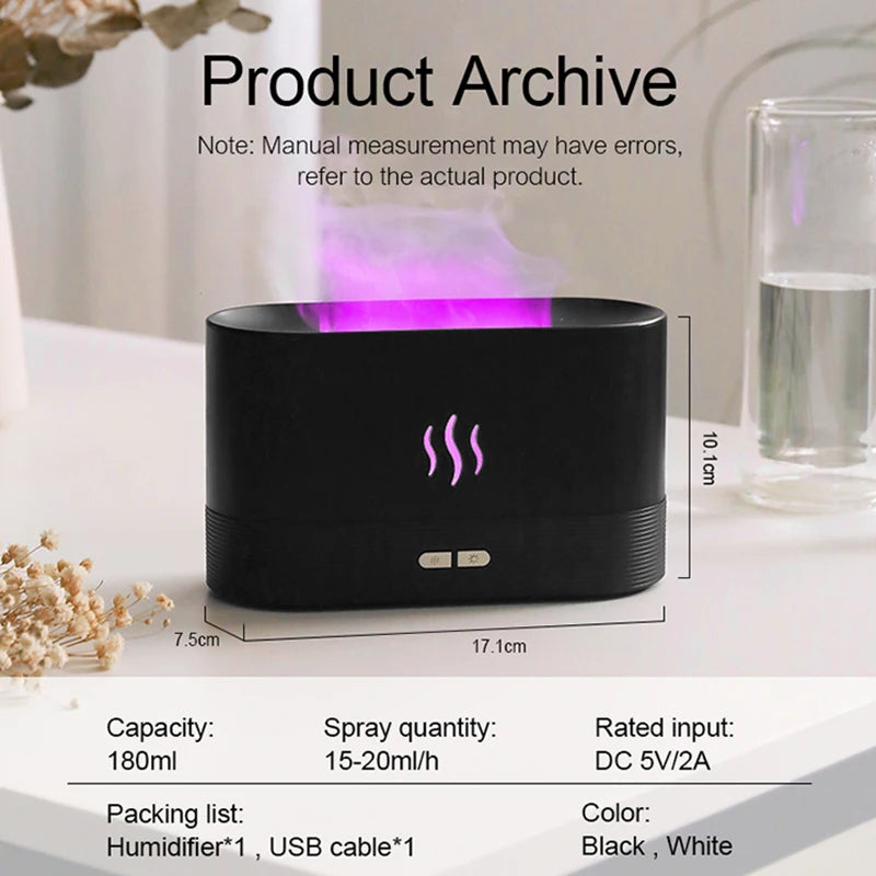 flame throwing humidifier